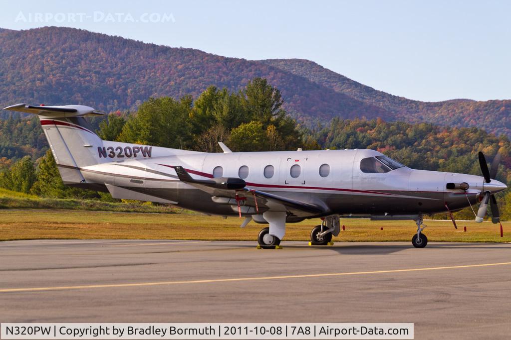 N320PW, 2005 Pilatus PC-12/45 C/N 647, The leaves are beginning to change colors in the mountains of beautiful North Carolina.