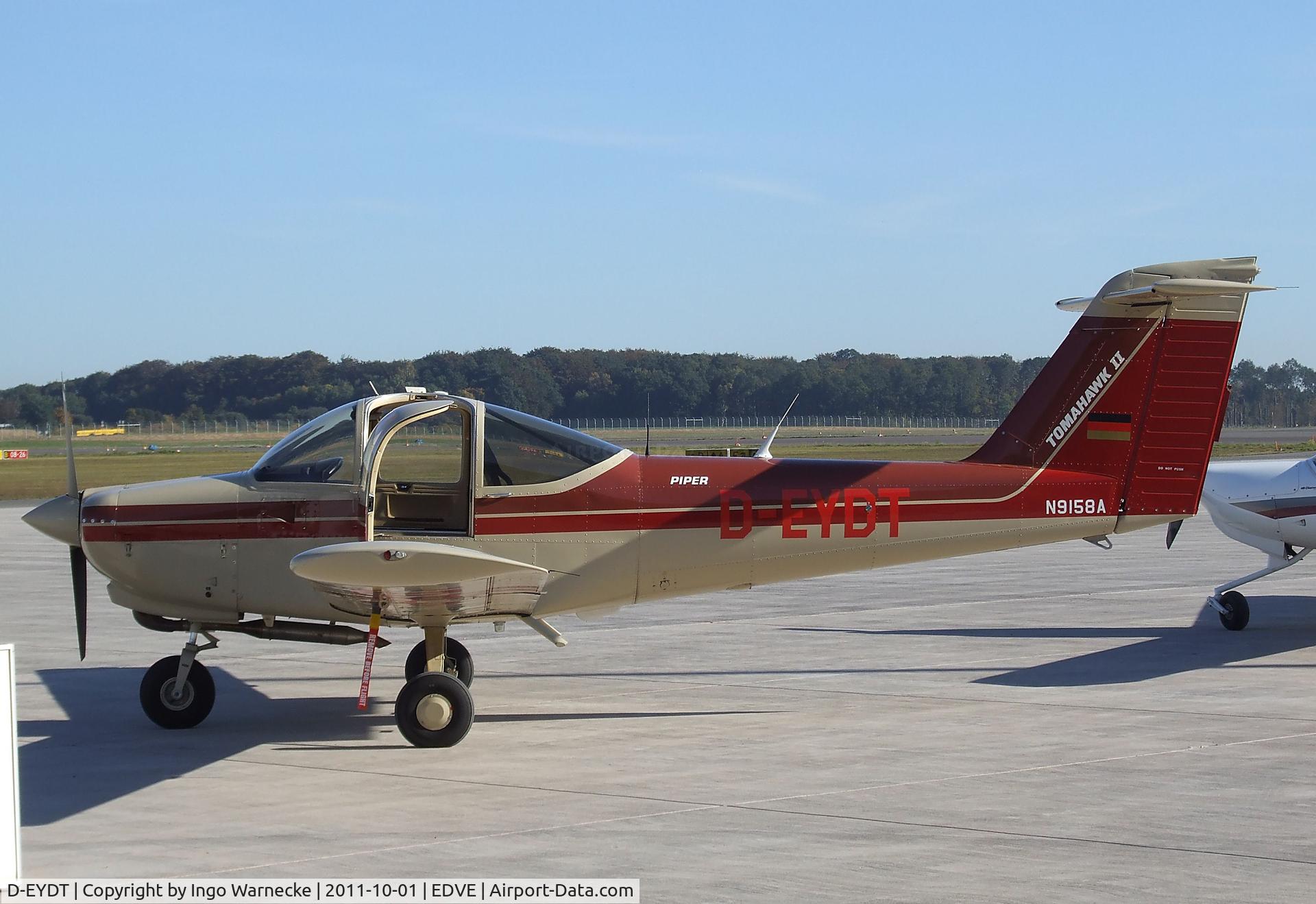 D-EYDT, 1982 Piper PA-38-112 Tomahawk Tomahawk C/N 38-82A0108, Piper PA-38-112 Tomahawk II at Braunschweig-Waggum airport