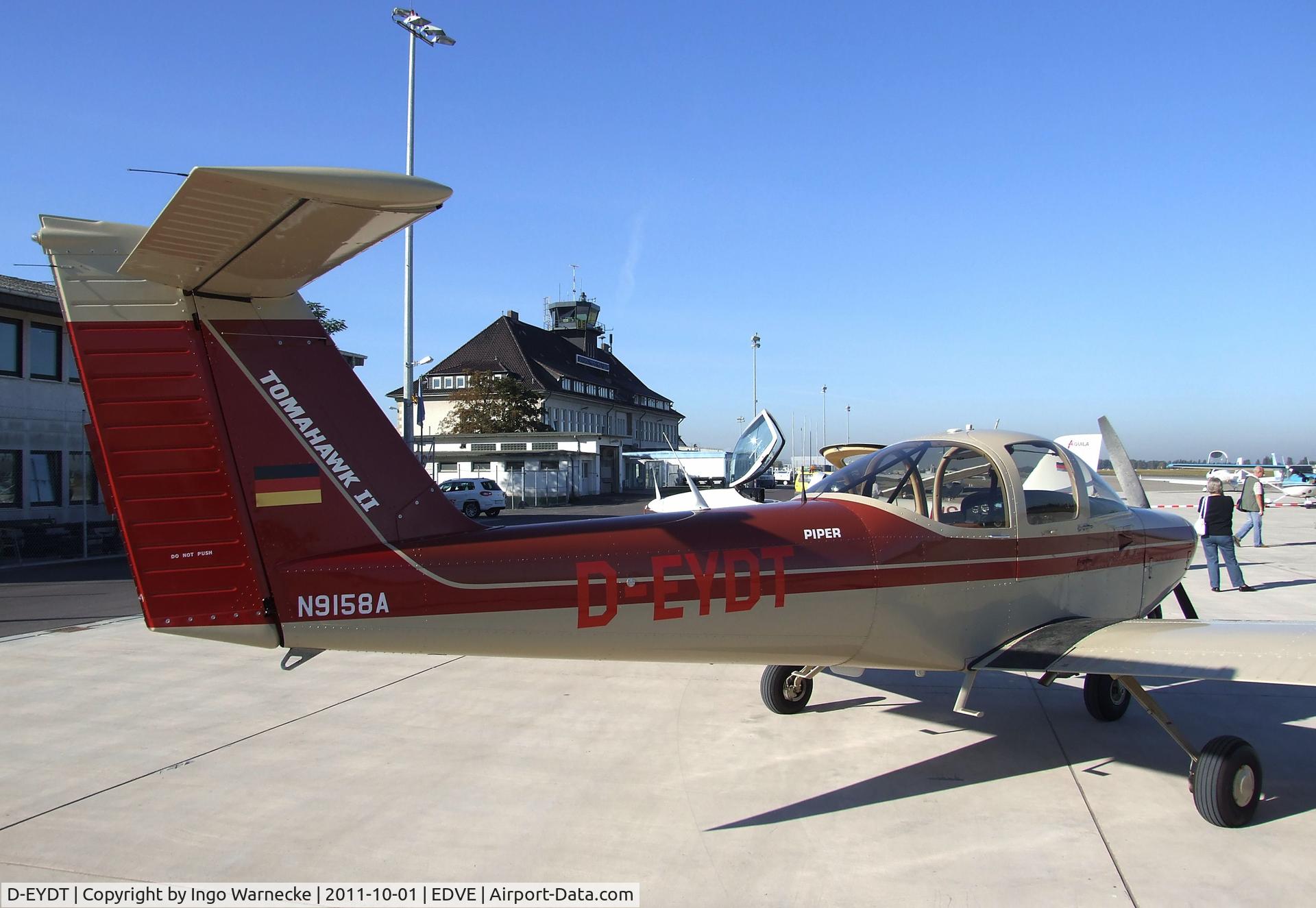 D-EYDT, 1982 Piper PA-38-112 Tomahawk Tomahawk C/N 38-82A0108, Piper PA-38-112 Tomahawk II at Braunschweig-Waggum airport