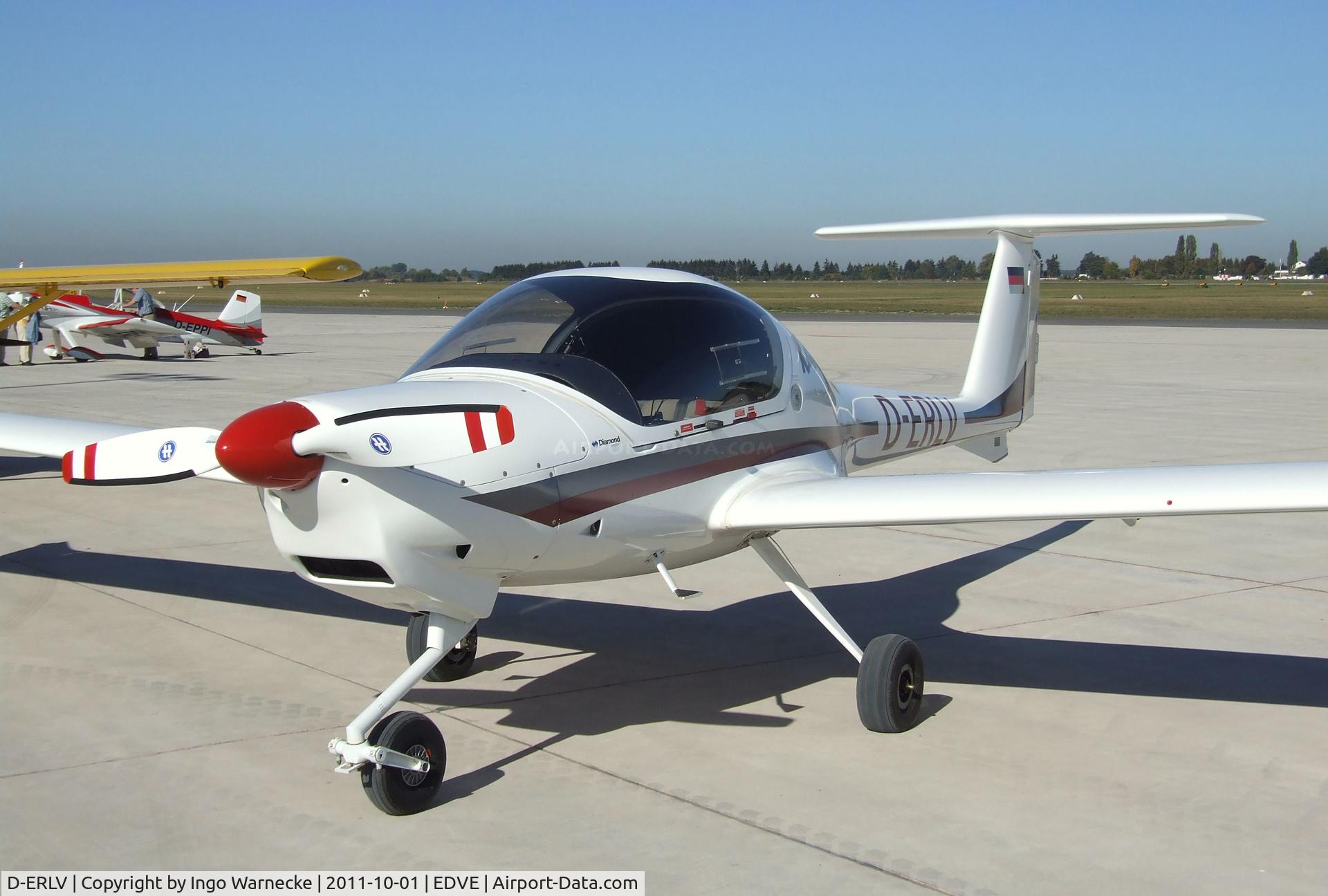 D-ERLV, 1998 Diamond DA-20A-1 Katana C/N 10318, Diamond DA-20-A1 Katana at Braunschweig-Waggum airport