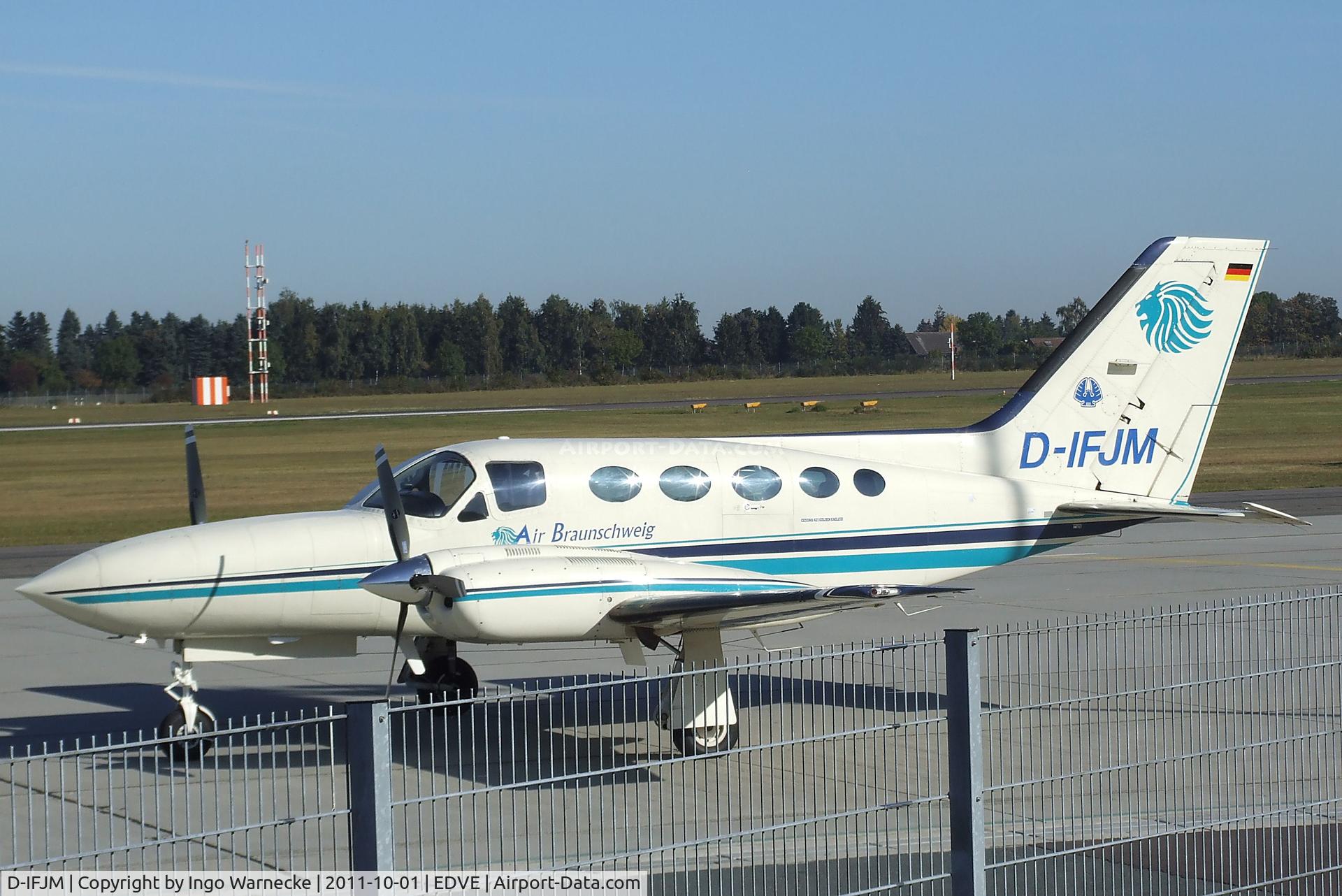 D-IFJM, 1981 Cessna 421C Golden Eagle C/N 421C1244, Cessna 421 C Golden Eagle of Air Braunschweig at Braunschweig-Waggum airport