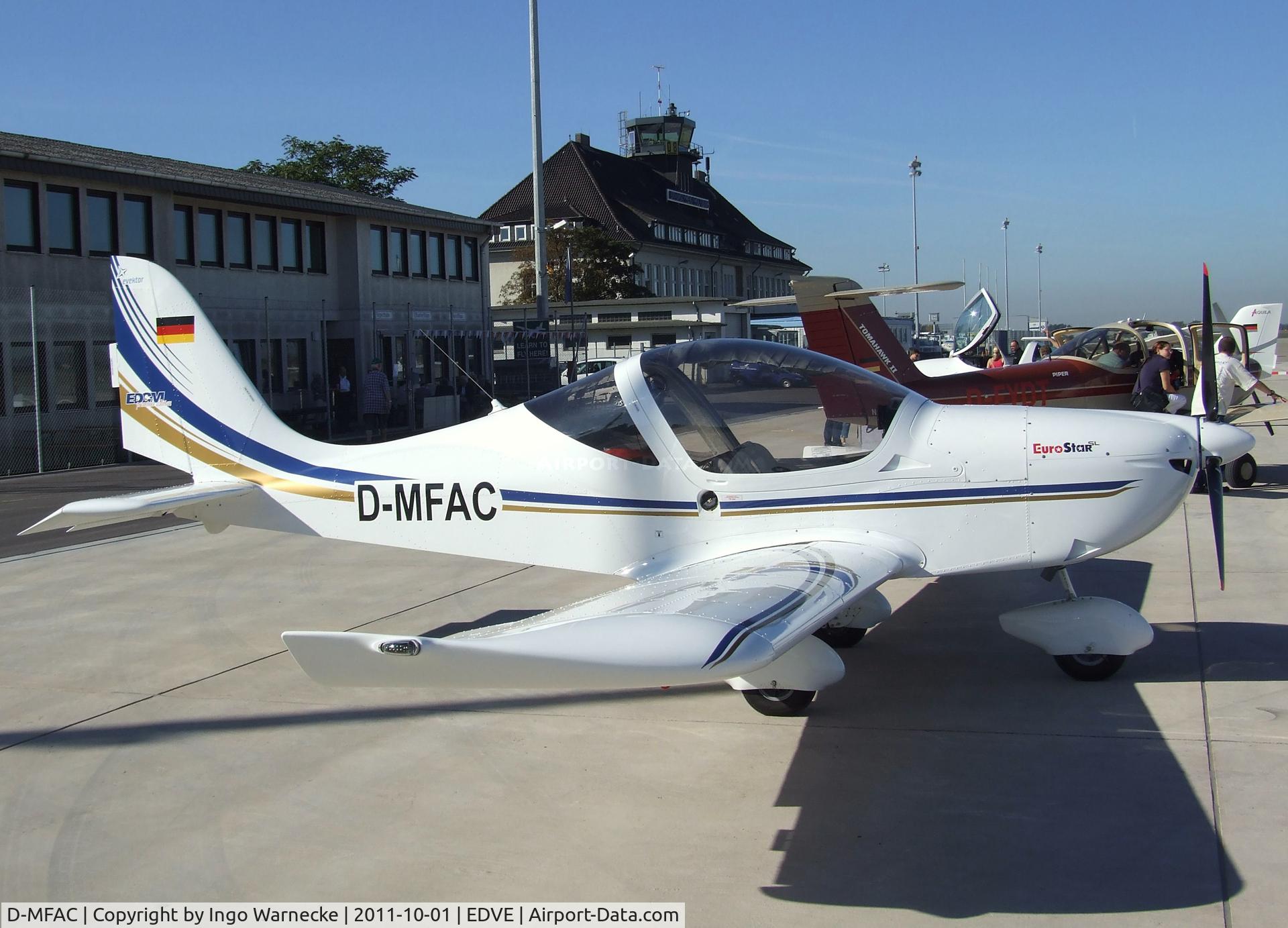 D-MFAC, 2010 Evektor-Aerotechnik EV-97 Eurostar SL C/N 2010-3904, Evektor-Aerotechnik EV-97 Eurostar SL at Braunschweig-Waggum airport