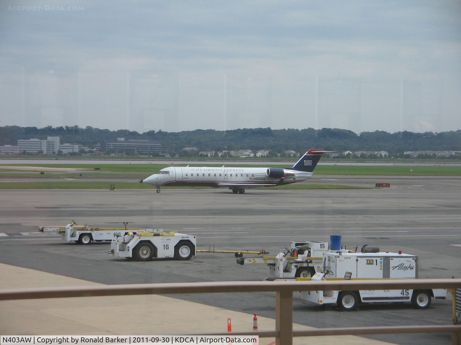 N403AW, 1999 Bombardier CRJ-200LR (CL-600-2B19) C/N 7288, DCA, VA