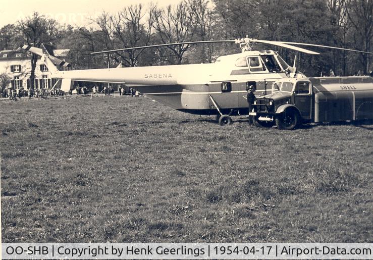 OO-SHB, Sikorsky S-55 C/N 55-532, Sabena , sightseeing flight bulbfields