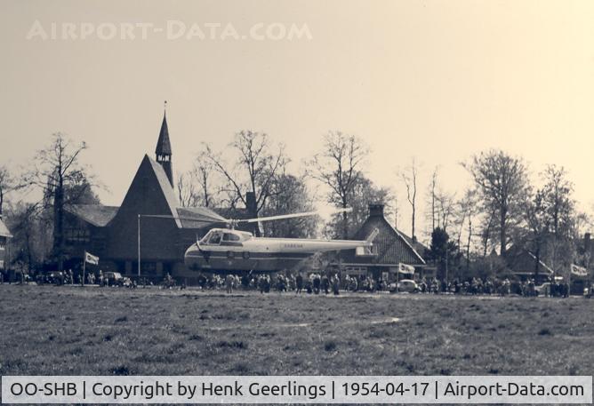 OO-SHB, Sikorsky S-55 C/N 55-532, Sabena , sightseeing flight, bulbfields ,  Haarlem