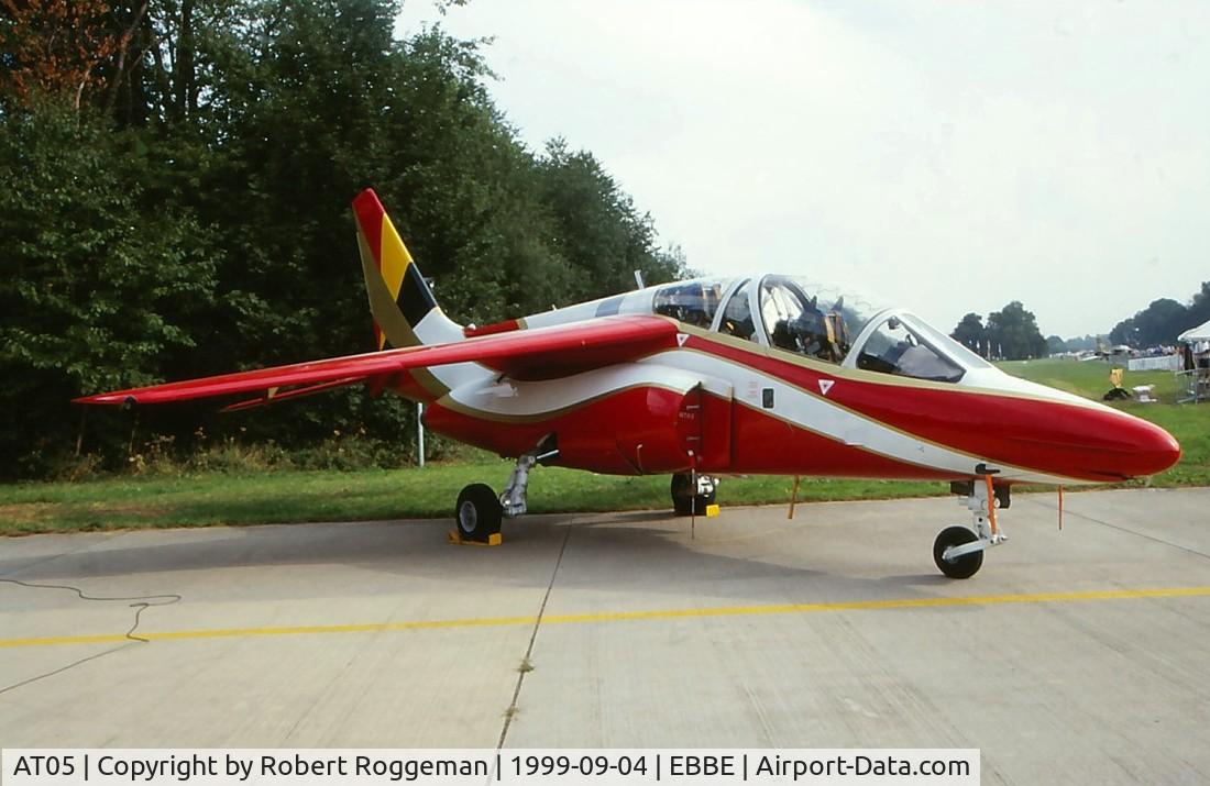 AT05, Dassault-Dornier Alpha Jet 1B C/N B05/1018, 20 Years A-jet Belgian Air Force.7 Squadron.