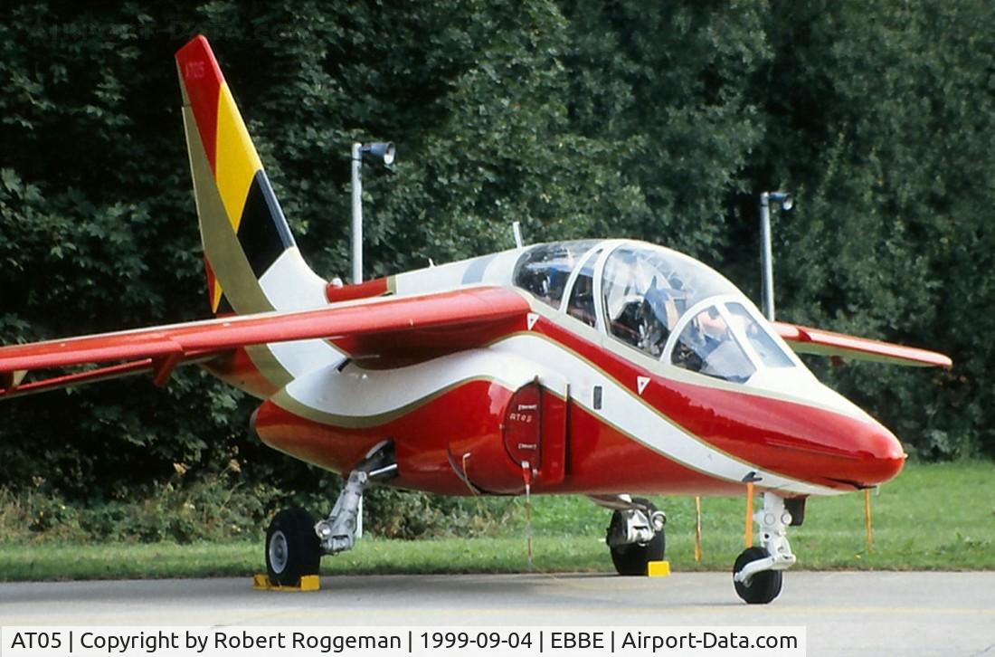 AT05, Dassault-Dornier Alpha Jet 1B C/N B05/1018, 20 Years A-jet Belgian Air Force.7 Squadron.