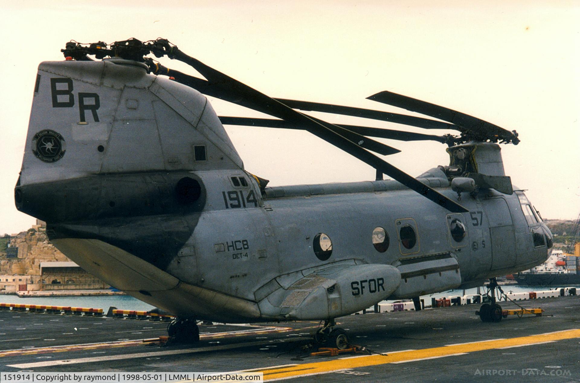 151914, Boeing Vertol CH-46A Sea Knight C/N 2063, C46 Sea Knight 151914/BR US Navy