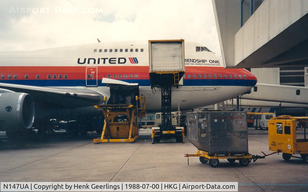 N147UA, 1978 Boeing 747SP-21 C/N 21548, United ; 