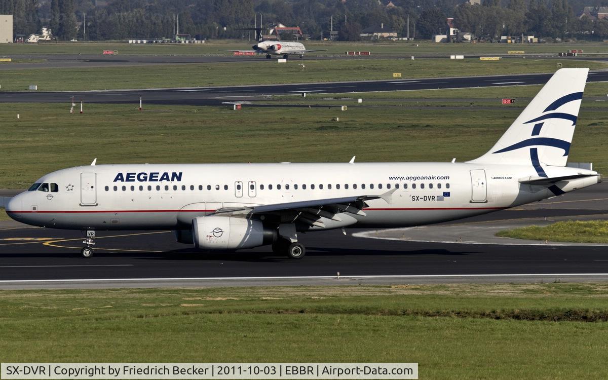 SX-DVR, 2008 Airbus A320-232 C/N 3714, decelerating after touchdown