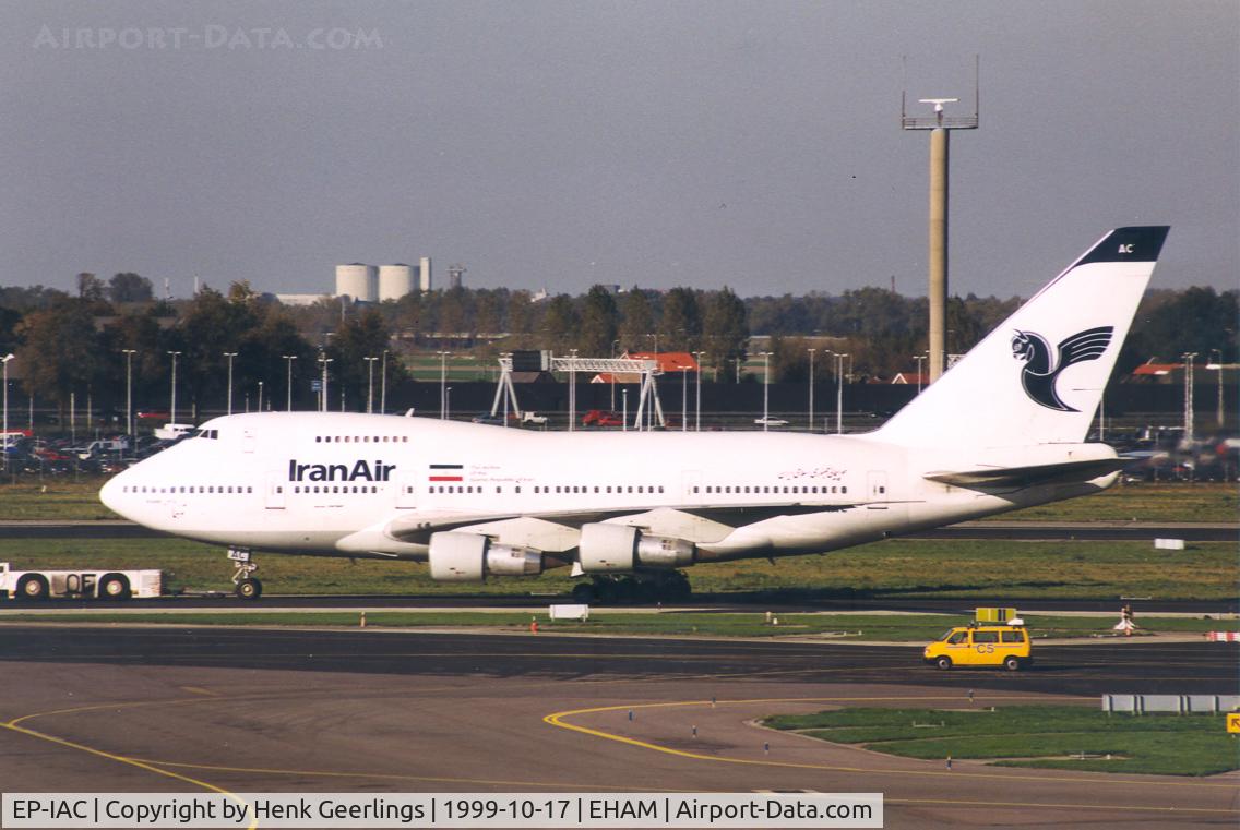 EP-IAC, 1977 Boeing 747SP-86 C/N 21093, Iran Air