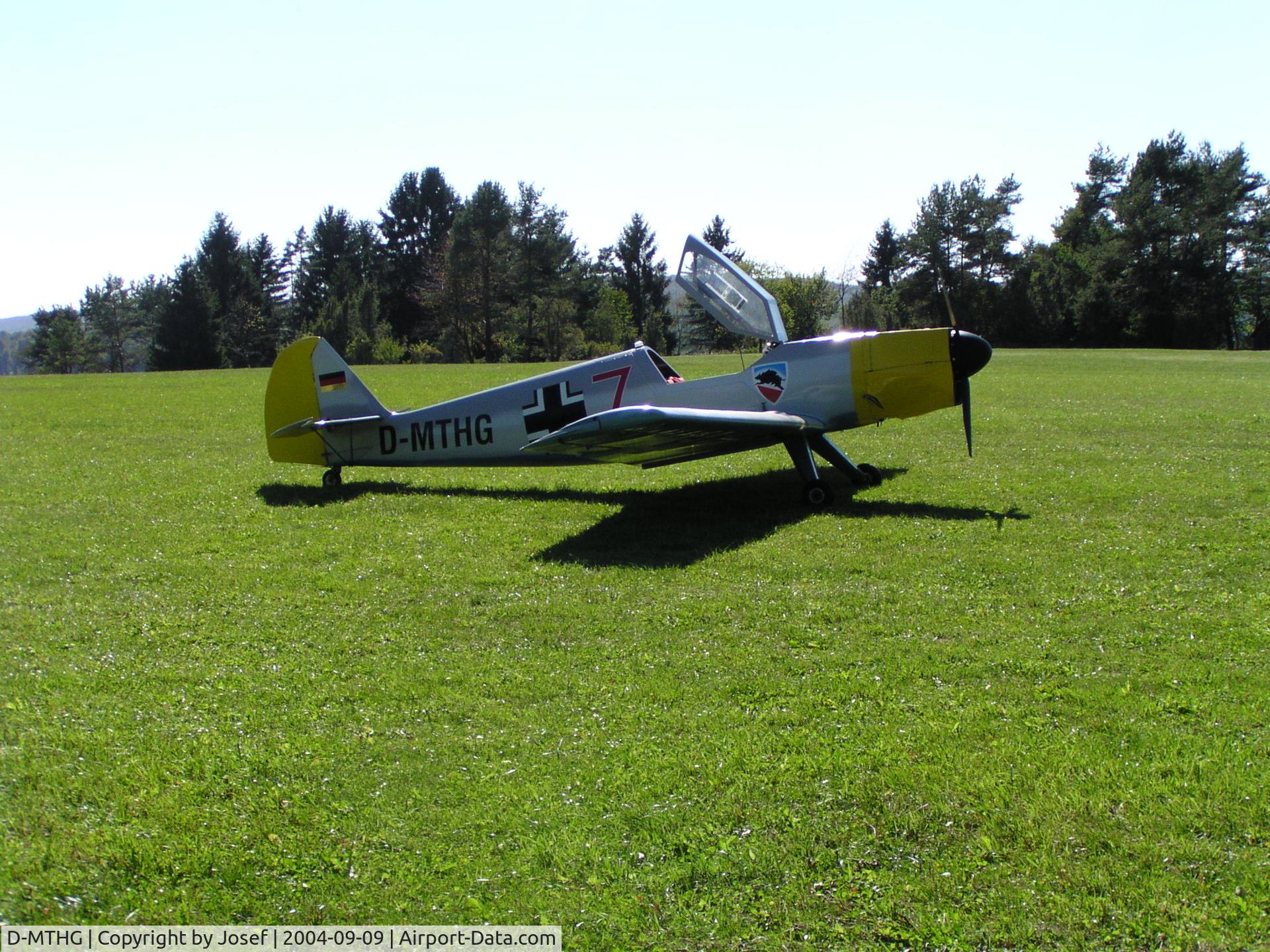 D-MTHG, Bek Me.109R C/N 007, vor dem Start