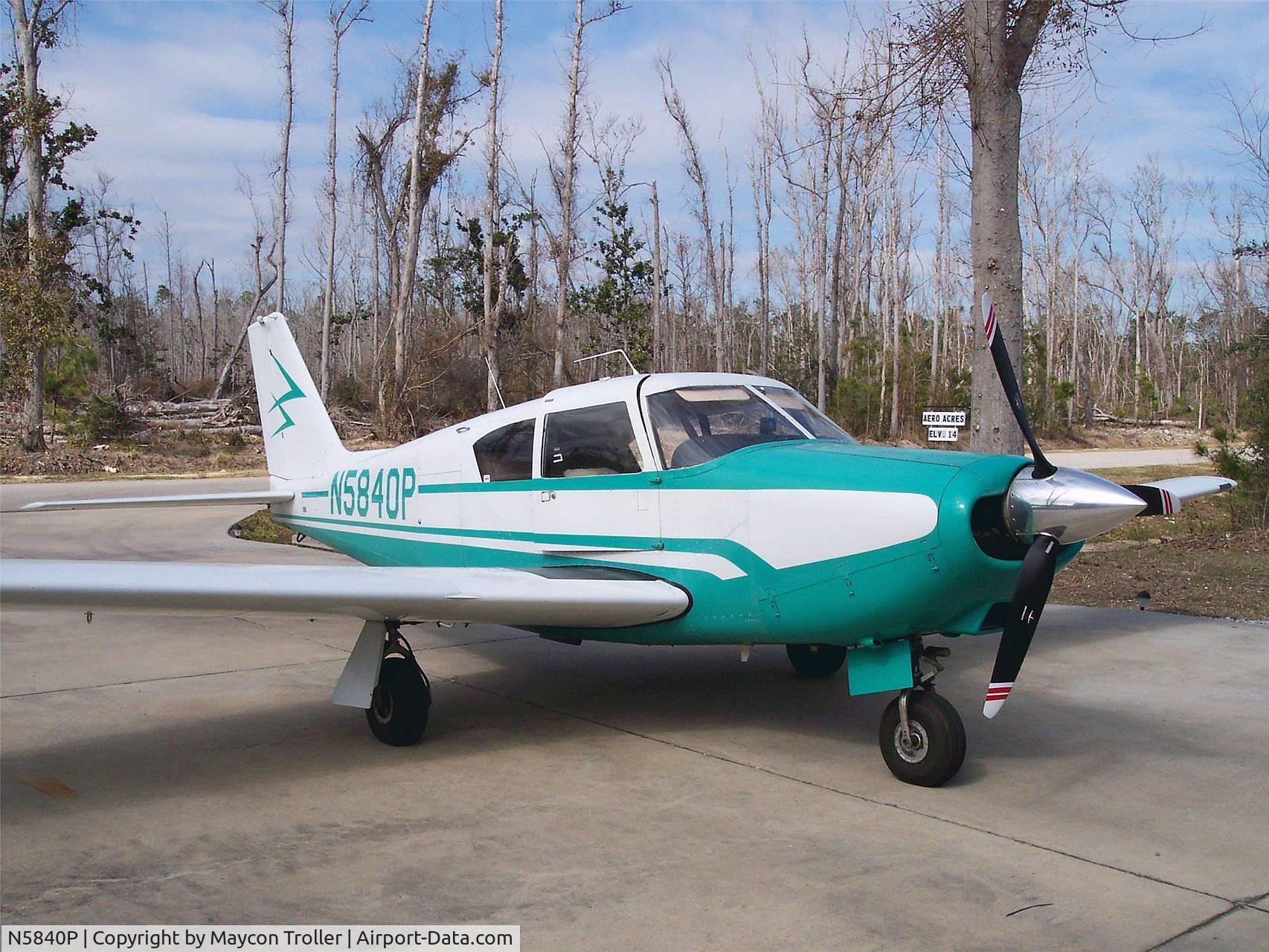 N5840P, 1959 Piper PA-24-180 Comanche C/N 24-921, 1959 Piper PA-24-180