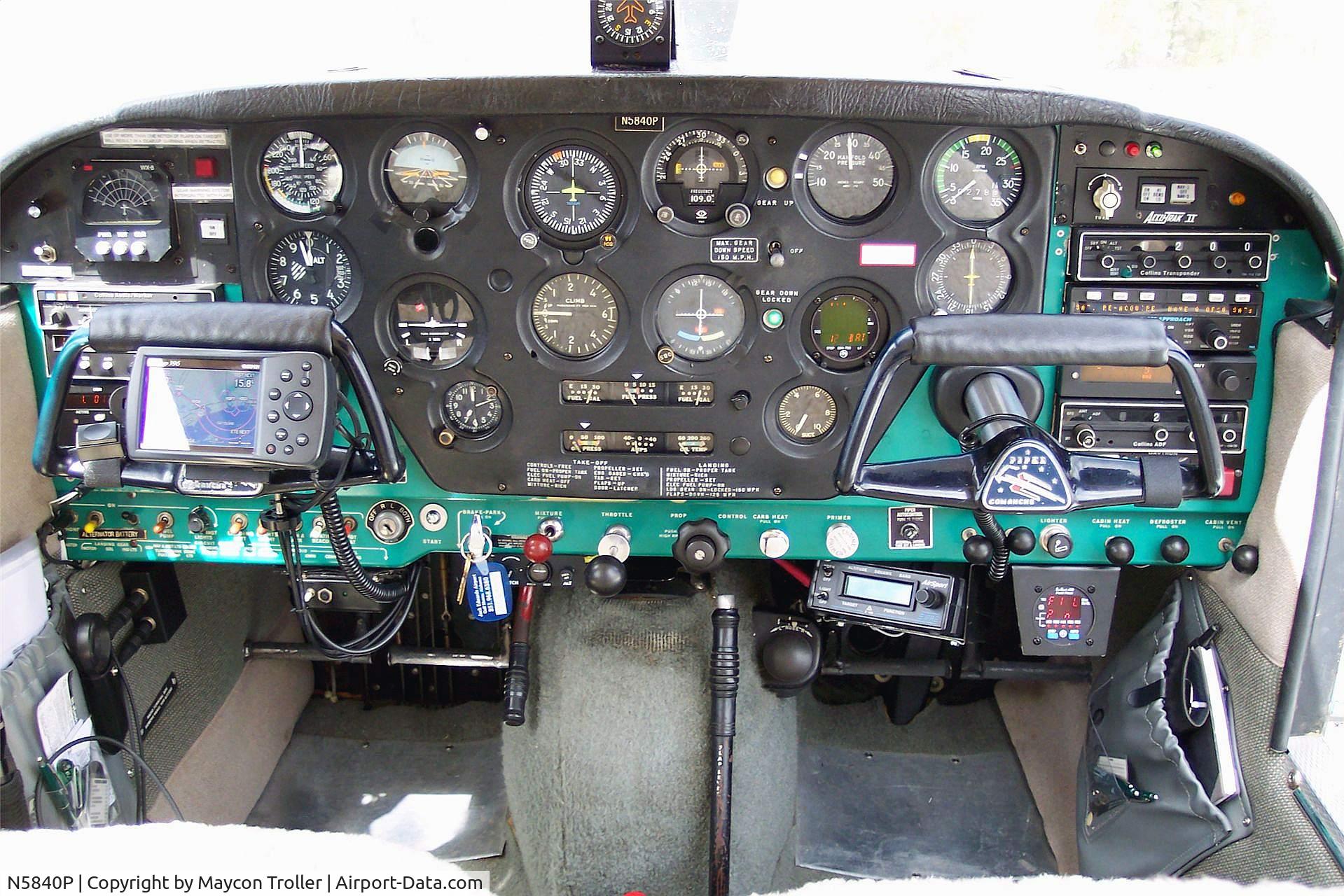 N5840P, 1959 Piper PA-24-180 Comanche C/N 24-921, 1959 Piper PA-24-180