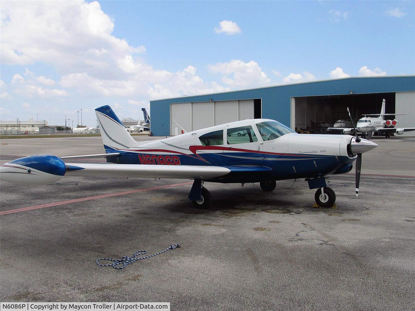 N6086P, 1959 Piper PA-24-250 Comanche C/N 24-1185, 1959 Piper PA-24-250