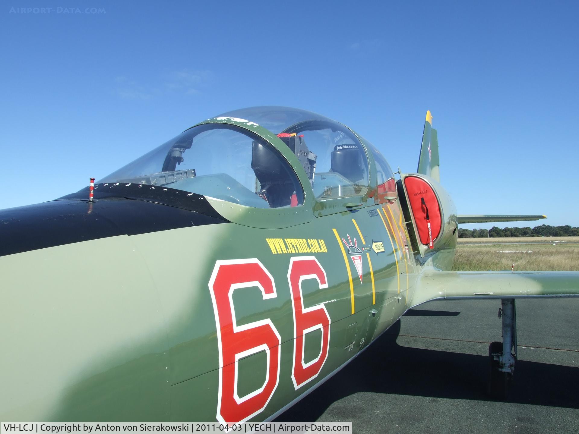 VH-LCJ, 1982 Aero L-39C Albatros C/N 232155, VH-LCJ @ YECH L-39C at Echuca air show