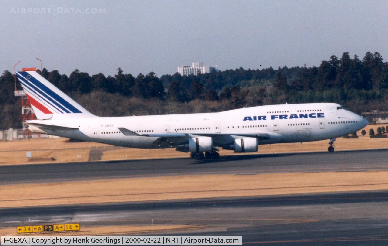 F-GEXA, 1989 Boeing 747-4B3 C/N 24154, Air France at Narita