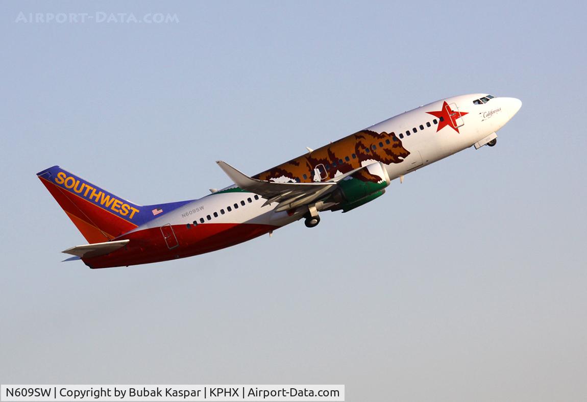 N609SW, 1995 Boeing 737-3H4 C/N 27929, Sky Harbor