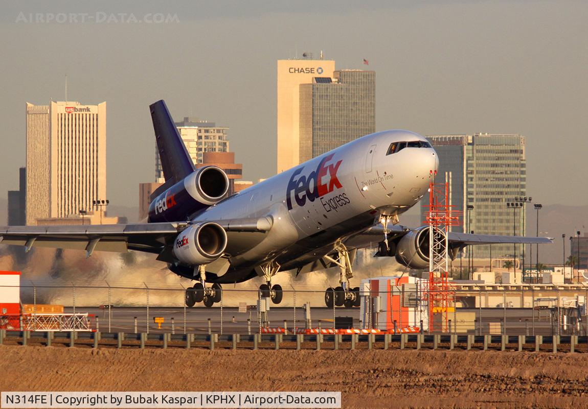 N314FE, 1988 Douglas DC-10-30F C/N 48312, Sky Harbor