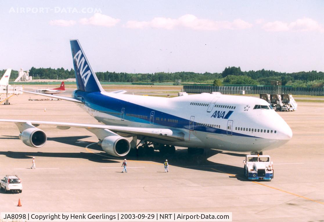 JA8098, 1991 Boeing 747-481 C/N 25207, ANA - All Nippon Airways