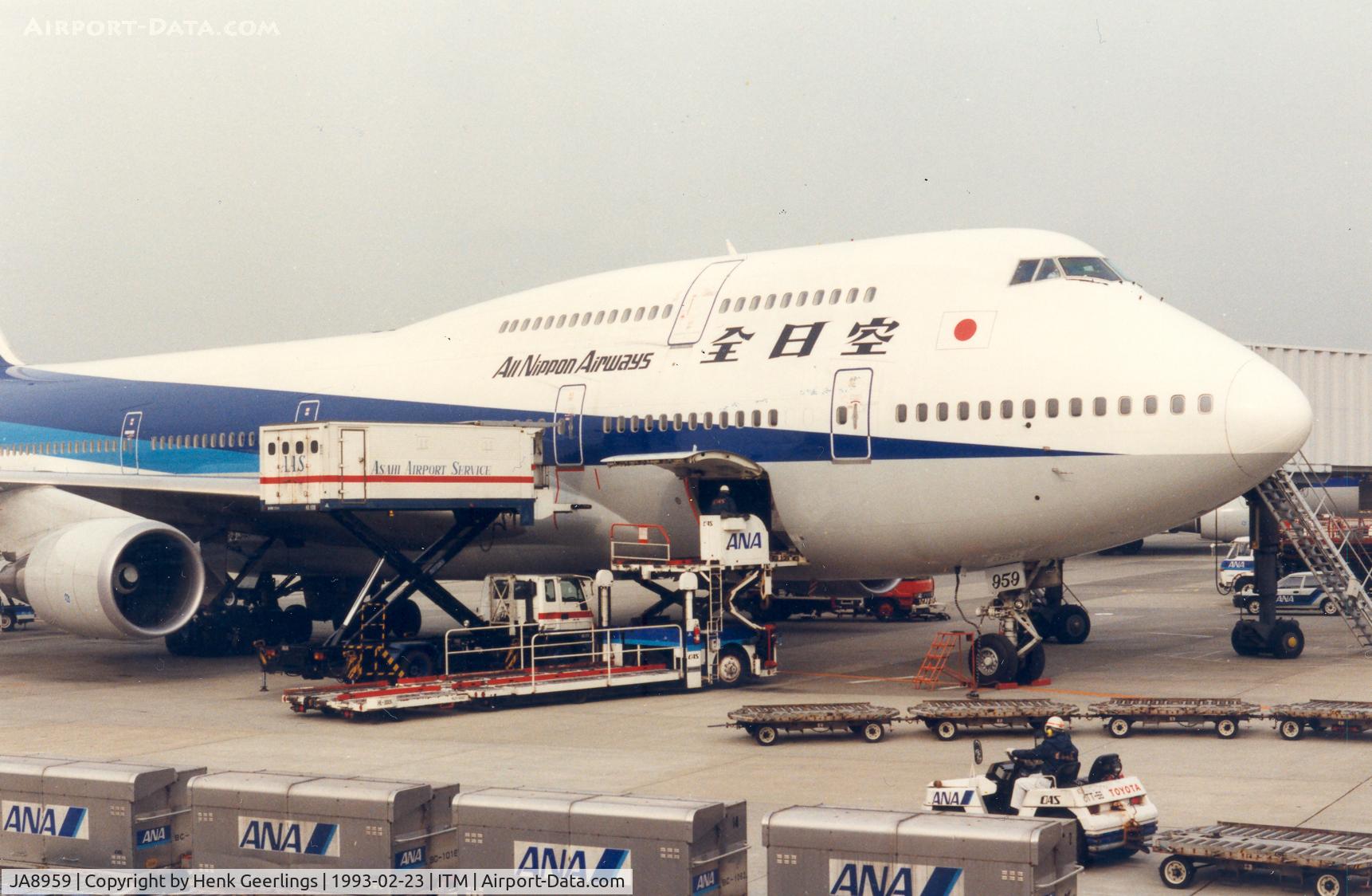 JA8959, 1992 Boeing 747-481D C/N 25646, ANA - All Nippon Airways