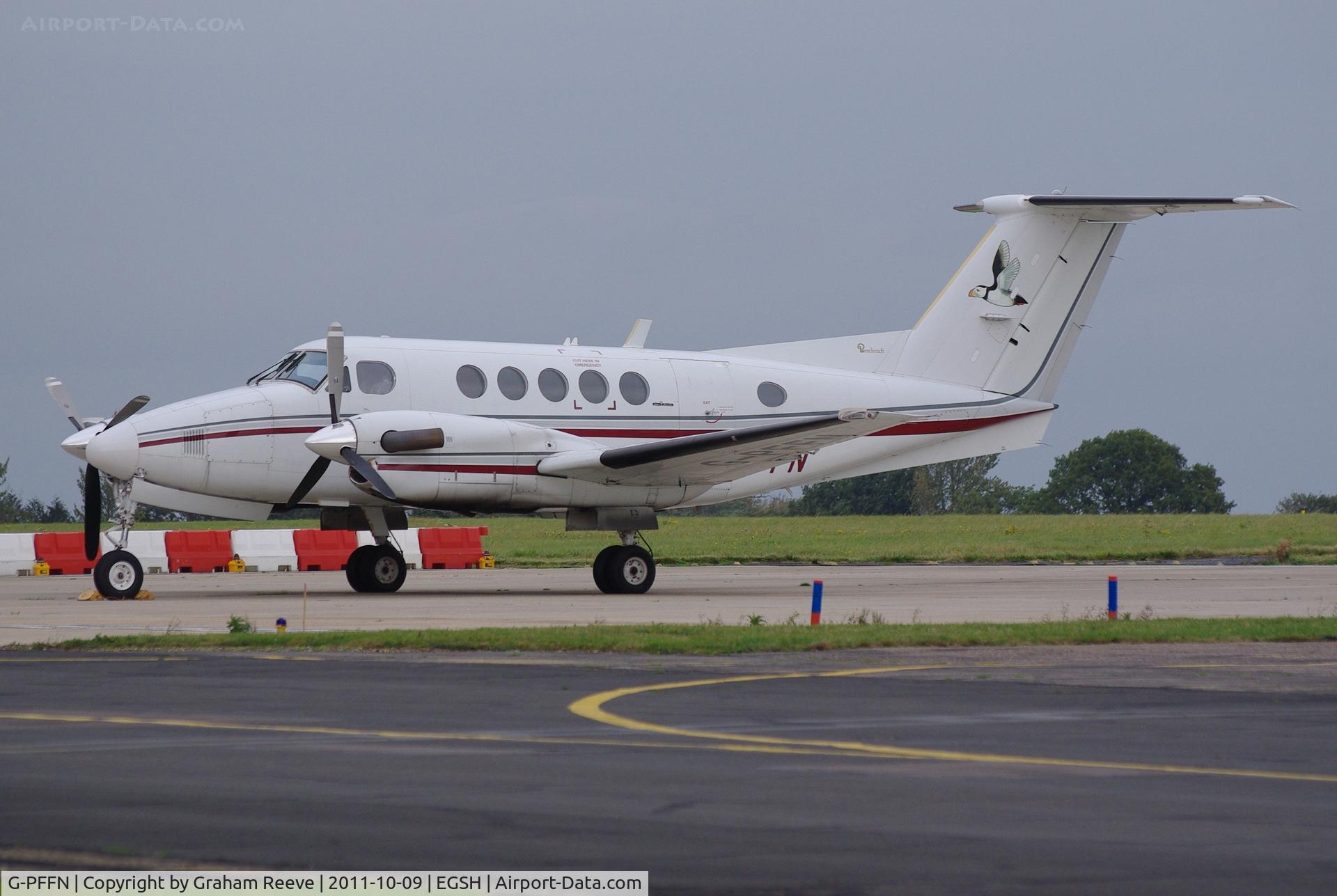 G-PFFN, 1979 Beech 200 Super King Air C/N BB-456, Parked at Norwich.