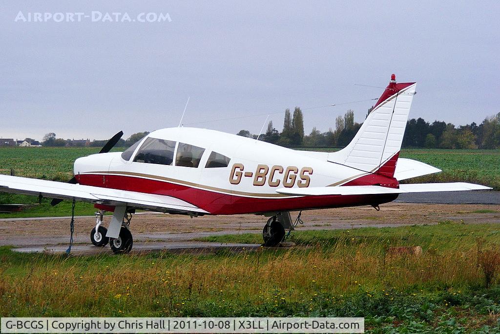 G-BCGS, 1972 Piper PA-28R-200-2 Cherokee Arrow II C/N 28R-7235133, at Little Staughton