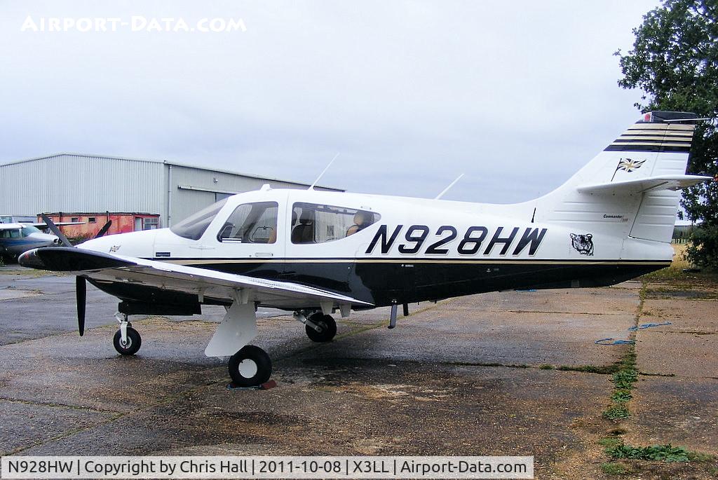 N928HW, 2000 Rockwell Commander 114-B C/N 14672, at Little Staughton