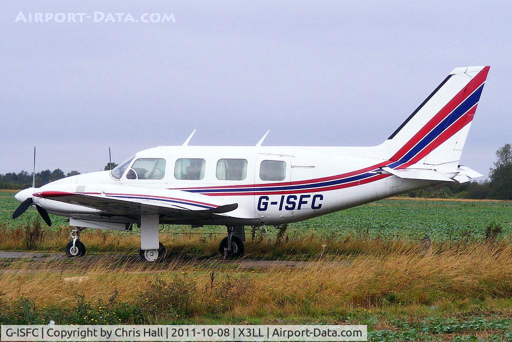 G-ISFC, 1973 Piper PA-31 Navajo C/N 31-7300970, at Little Staughton