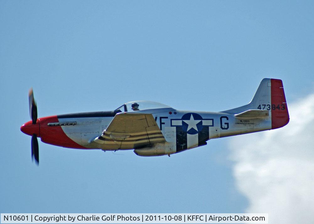 N10601, 1944 North American P-51D Mustang C/N 122-40383, NL10601 at Falcon Field (KFFC), Peachtree City, Georgia, USA