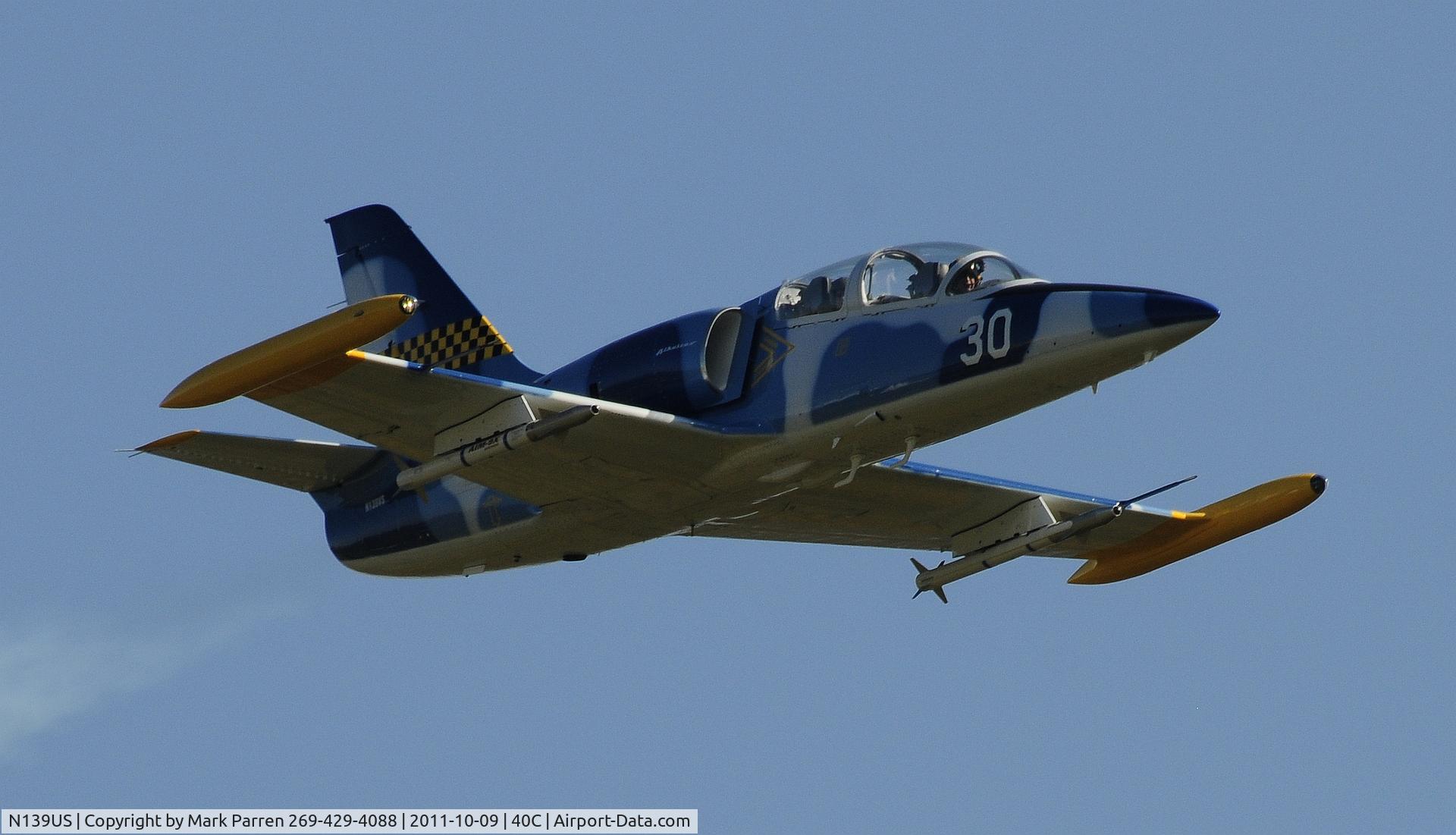 N139US, 1983 Aero L-39 Albatros C/N 332443, WWII fly-in Watervliet Airport