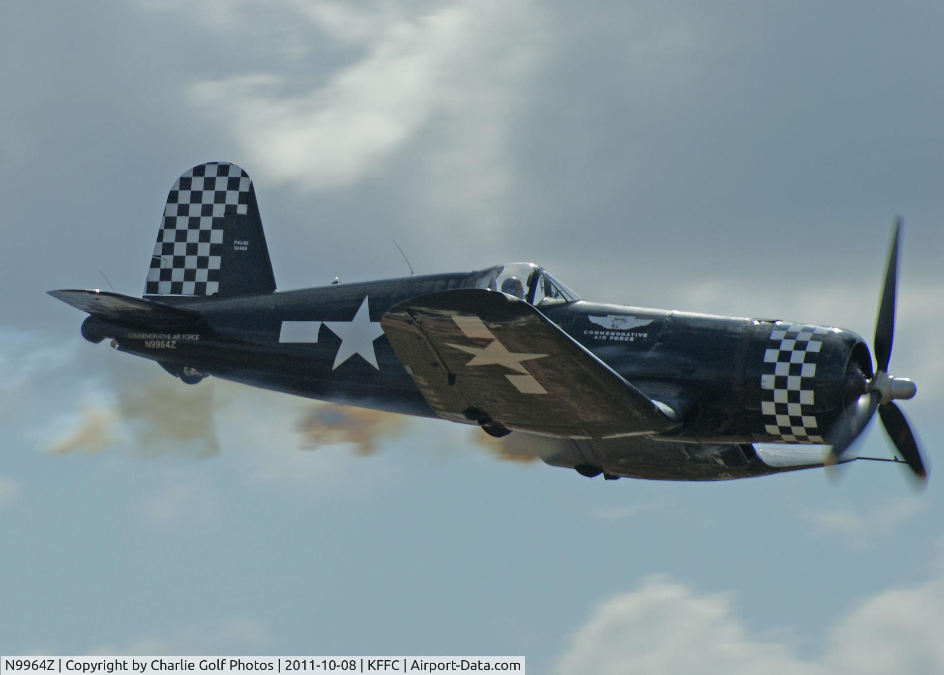 N9964Z, 1943 Goodyear FG-1D Corsair C/N 3729, N9964Z at Falcon Field (KFFC), Peachtree City, Georgia, USA