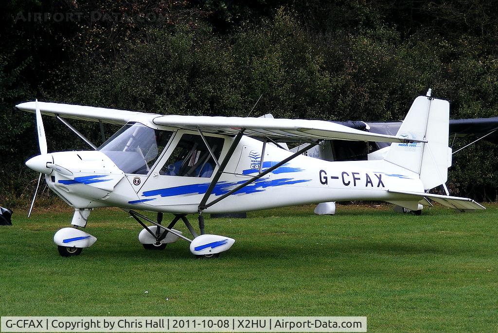 G-CFAX, 2007 Comco Ikarus C42 FB80 C/N 0712-6933, at Hunsdon airfield