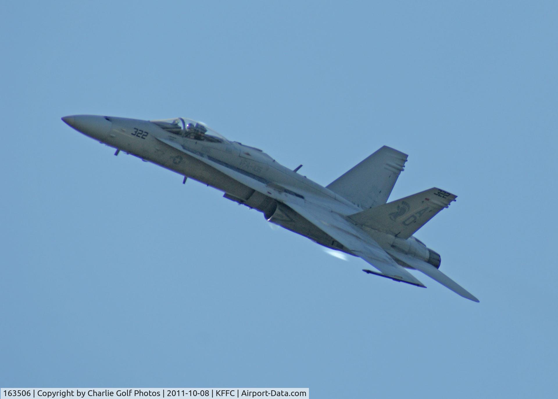 163506, 1988 McDonnell Douglas F/A-18C Hornet C/N 0752/C059, AD-322 at Falcon Field (KFFC), Peachtree City, Georgia, USA