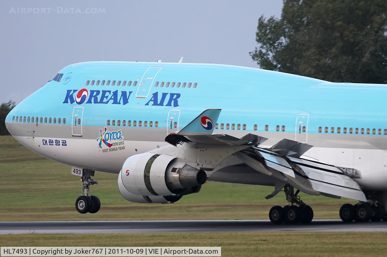 HL7493, 1995 Boeing 747-4B5 C/N 26398, Korean Air