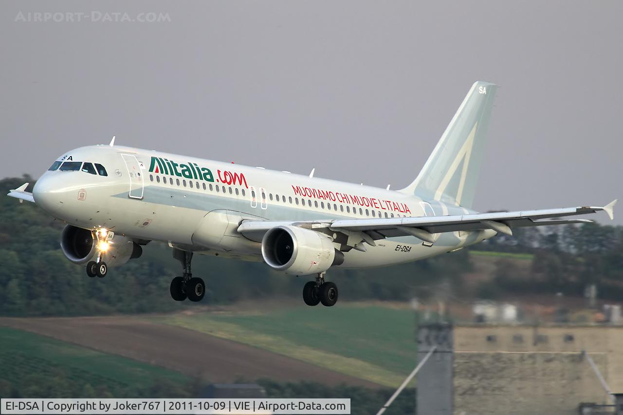 EI-DSA, 2006 Airbus A320-216 C/N 2869, Alitalia