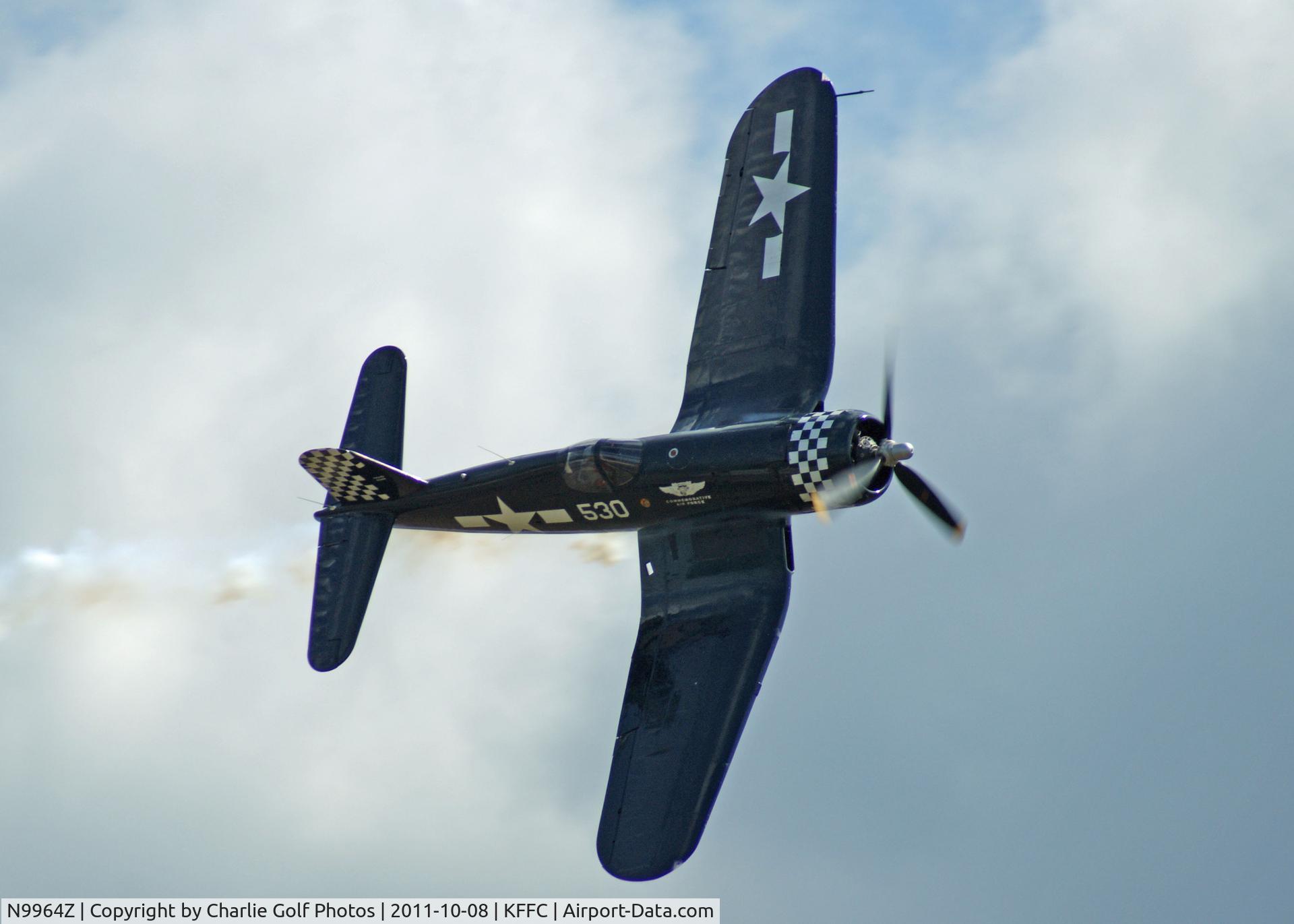 N9964Z, 1943 Goodyear FG-1D Corsair C/N 3729, N9964Z at Falcon Field (KFFC), Peachtree City, Georgia, USA