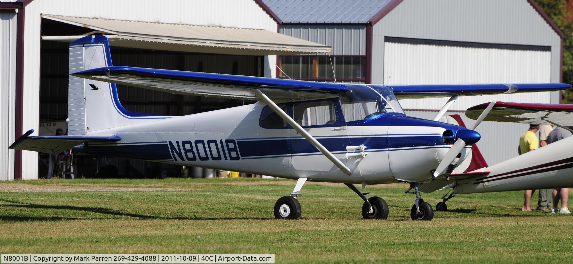 N8001B, 1957 Cessna 172 C/N 29801, WWII Fly-in Watervliet, Michigan
