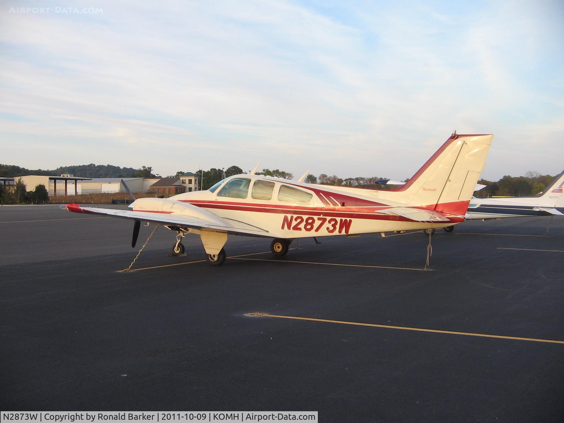 N2873W, 1973 Beech 95-B55 (T42A) Baron C/N TC-1580, Orange
