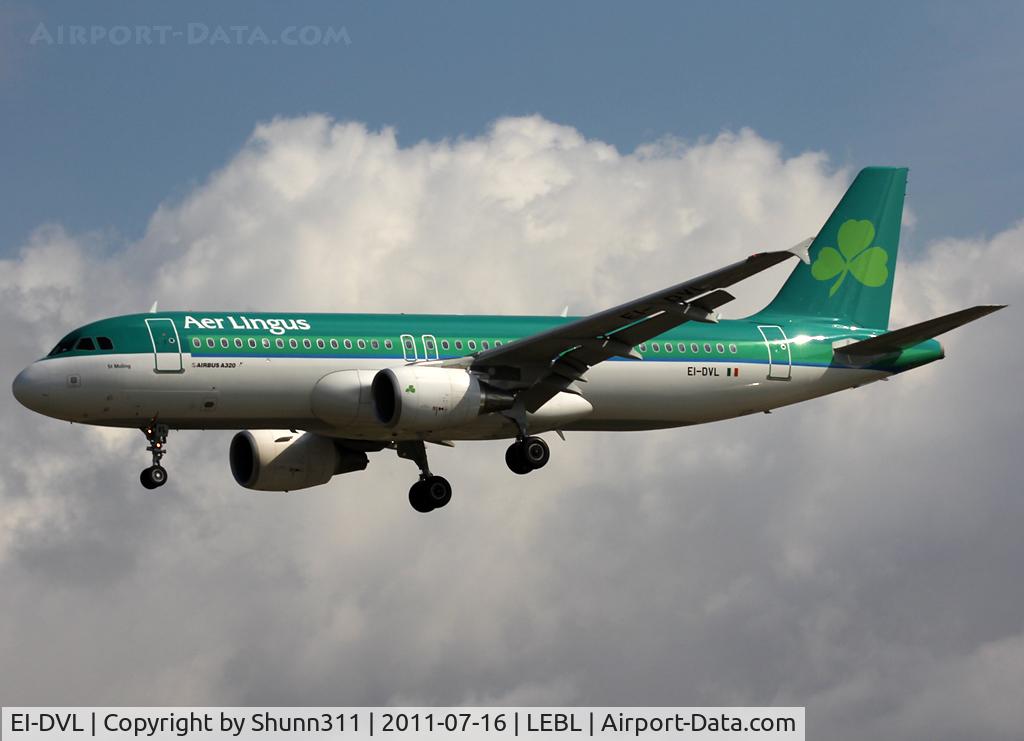 EI-DVL, 2011 Airbus A320-214 C/N 4678, Landing rwy 25R