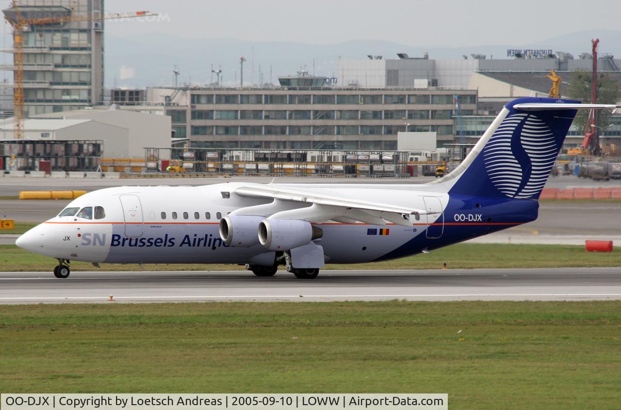 OO-DJX, 1996 British Aerospace Avro 146-RJ85 C/N E.2297, Brussels Airlines