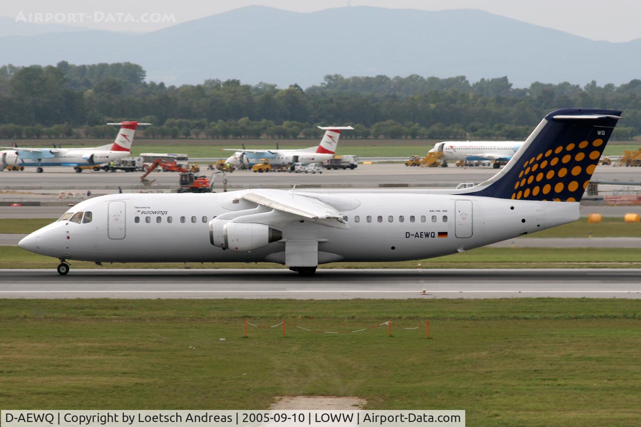 D-AEWQ, 1991 British Aerospace BAe.146-300 C/N E3203, Eurowings for Lufthansa Regional