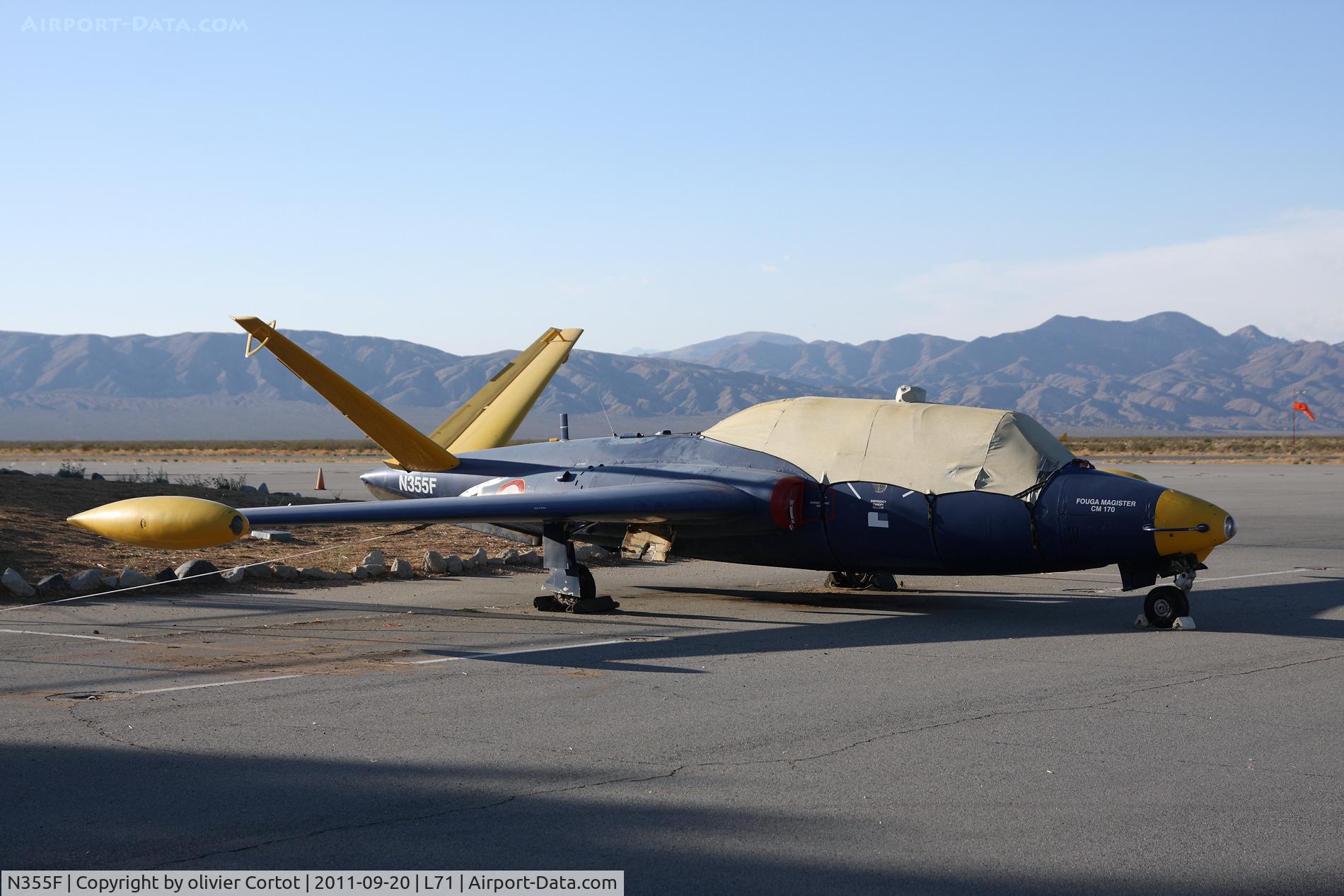 N355F, 1962 Fouga CM-170 Magister C/N 355, California city