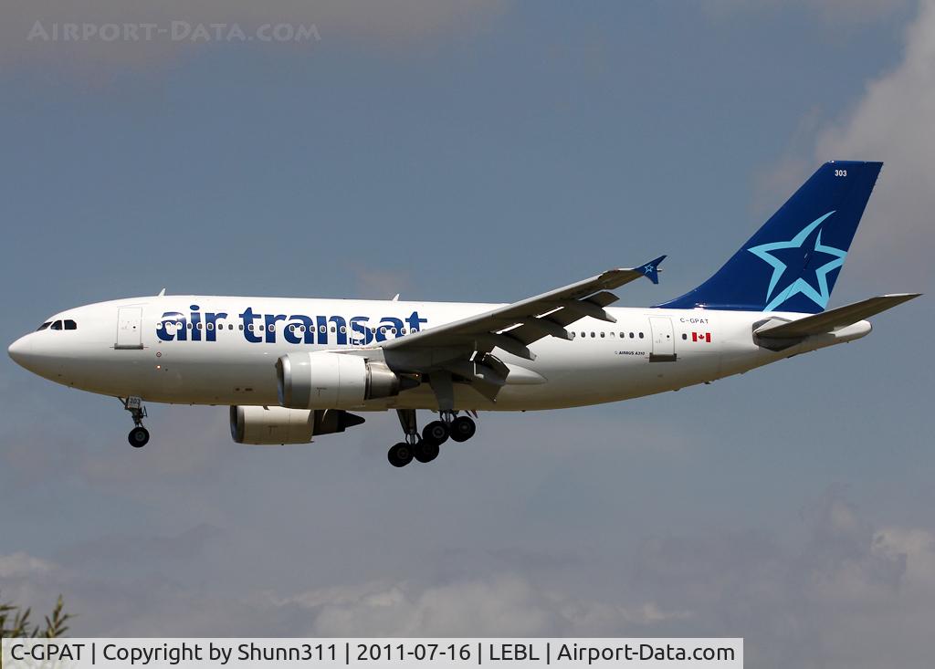 C-GPAT, 1992 Airbus A310-308 C/N 597, Landing rwy 25R