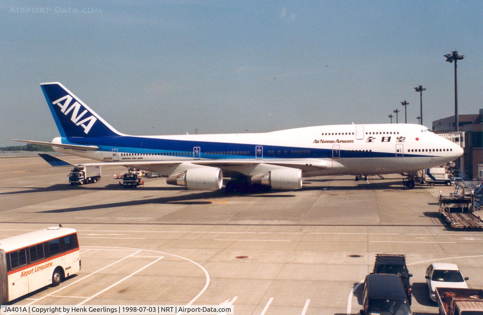 JA401A, 1997 Boeing 747-481(BDSF) C/N 28282, ANA - All Nippon Airways
