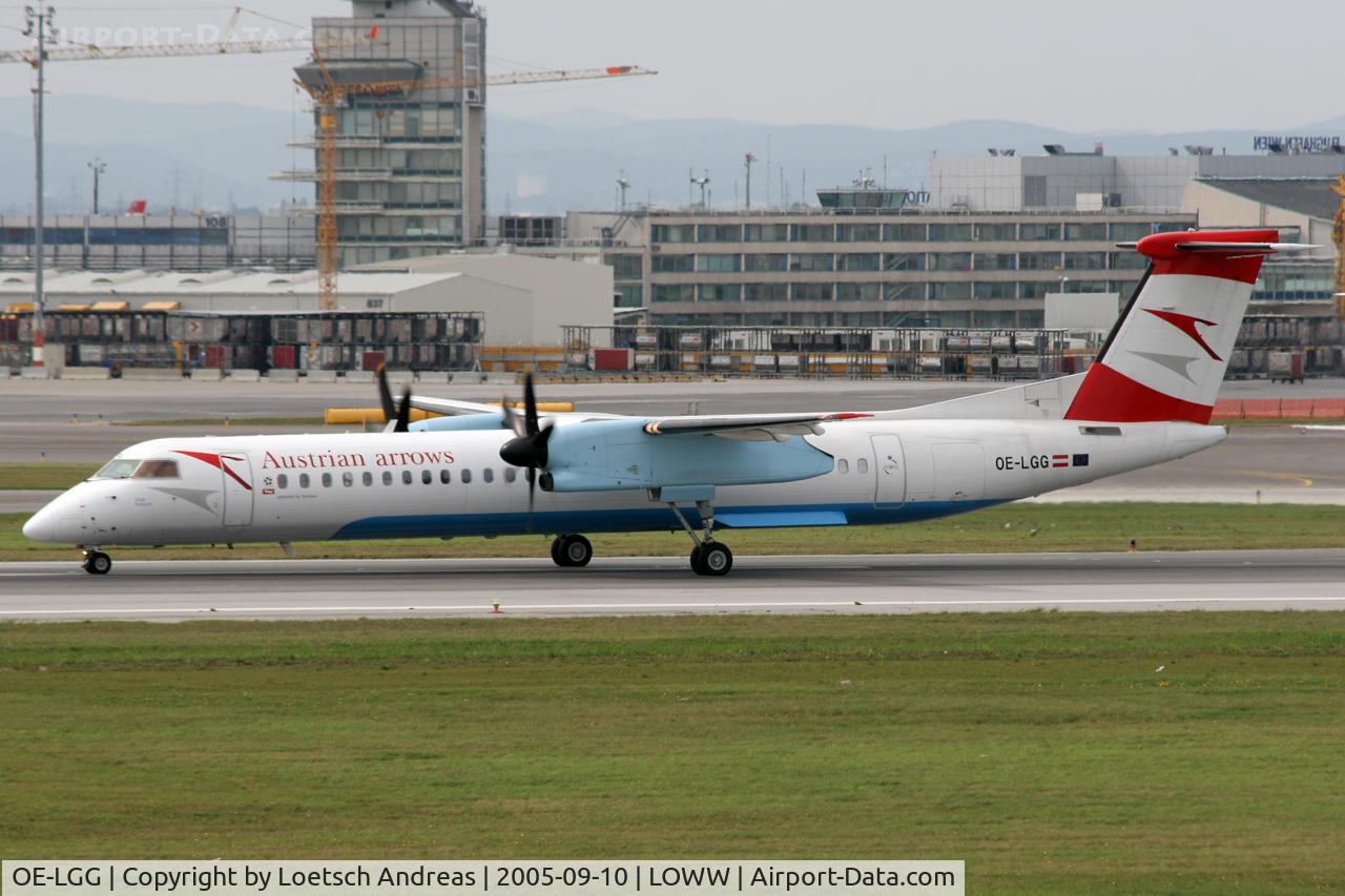 OE-LGG, 2002 De Havilland Canada DHC-8-402Q Dash 8 C/N 4074, Austrian Arrows / Tyrolean