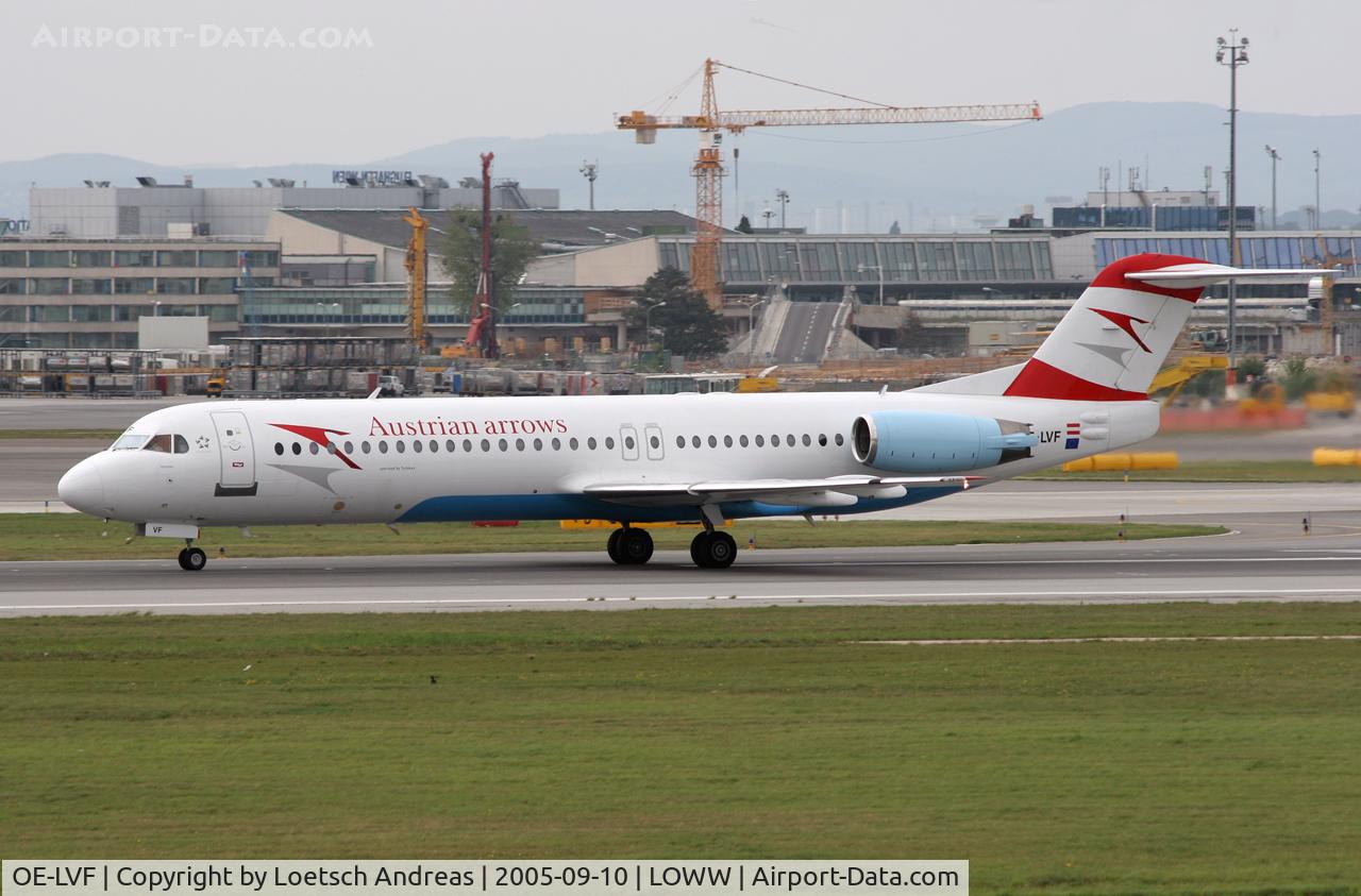 OE-LVF, 1993 Fokker 100 (F-28-0100) C/N 11483, named 