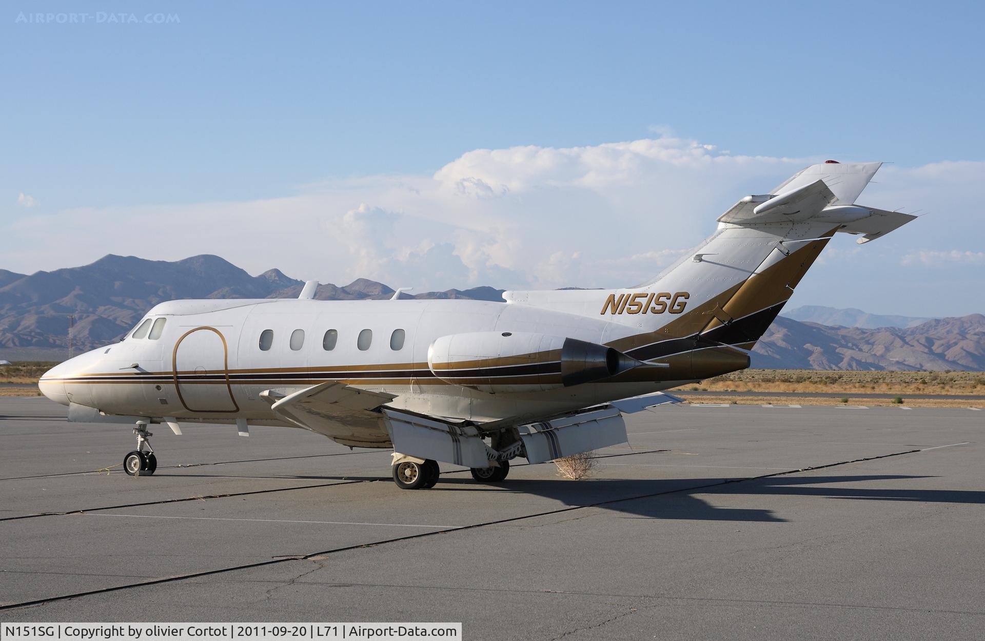N151SG, 1965 Hawker Siddeley DH.125-1A C/N 25035, California city is a nice place to take pictures...
