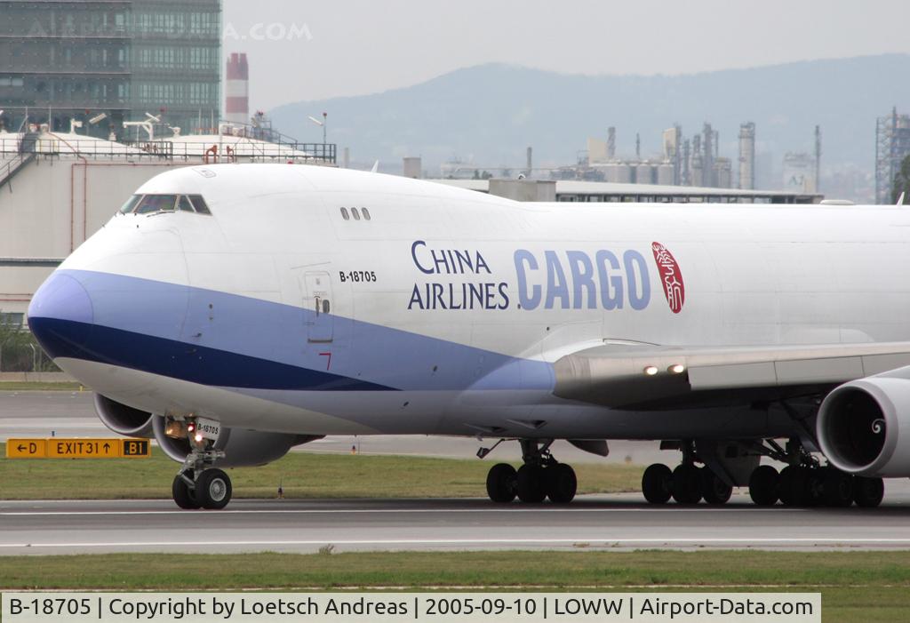B-18705, 2001 Boeing 747-409F/SCD C/N 30762, China Airlines from Taiwan