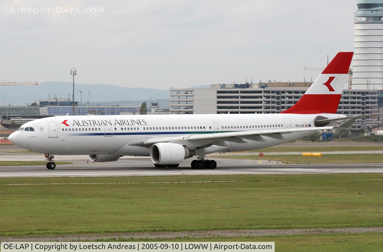 OE-LAP, 2000 Airbus A330-223 C/N 317, Austrian Airlines